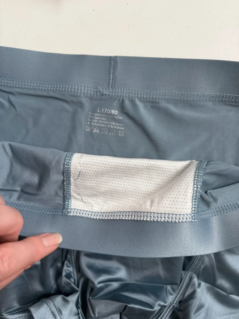 Ares Boxer Brief Silk Blend Lightweight Breathable 4 Way Stretch Blue Brown 6 Pk - Picture 8 of 15